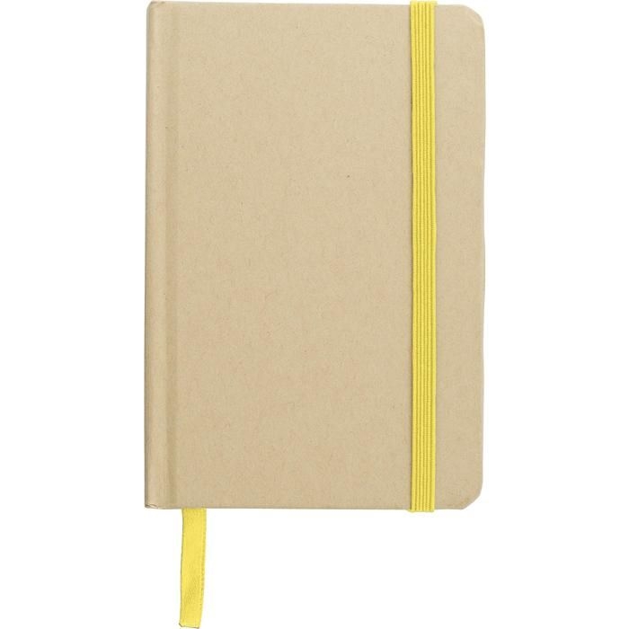 GI970665-06Notizbuch aus recyceltem Papier _A6_  John_ gelb