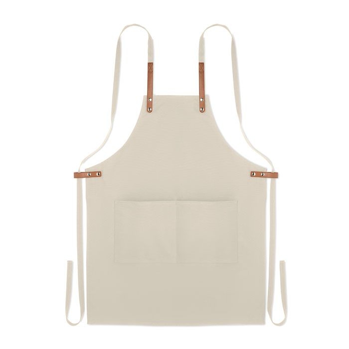MO6260-13Nagpur Kuechenschuerze Organic Cotton_ Beige