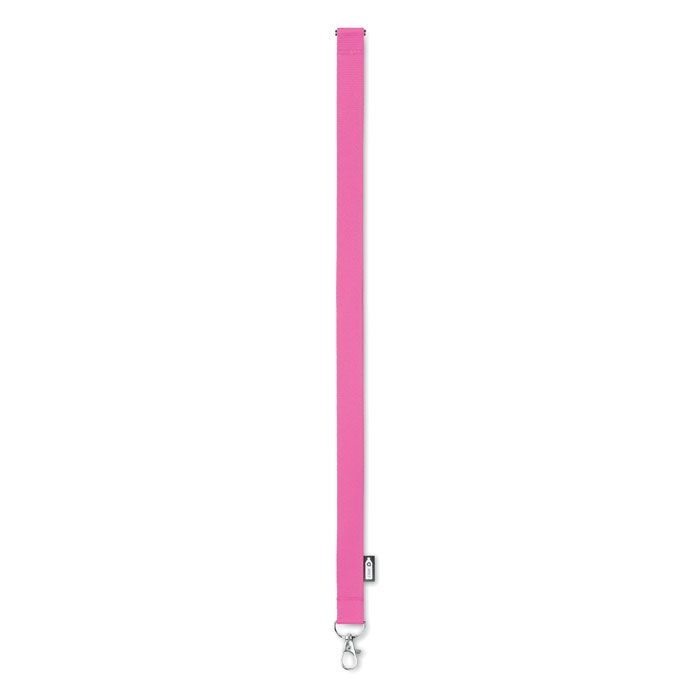 MO6100-38Lany Rpet Lanyard RPET 20mm_ fuchsia