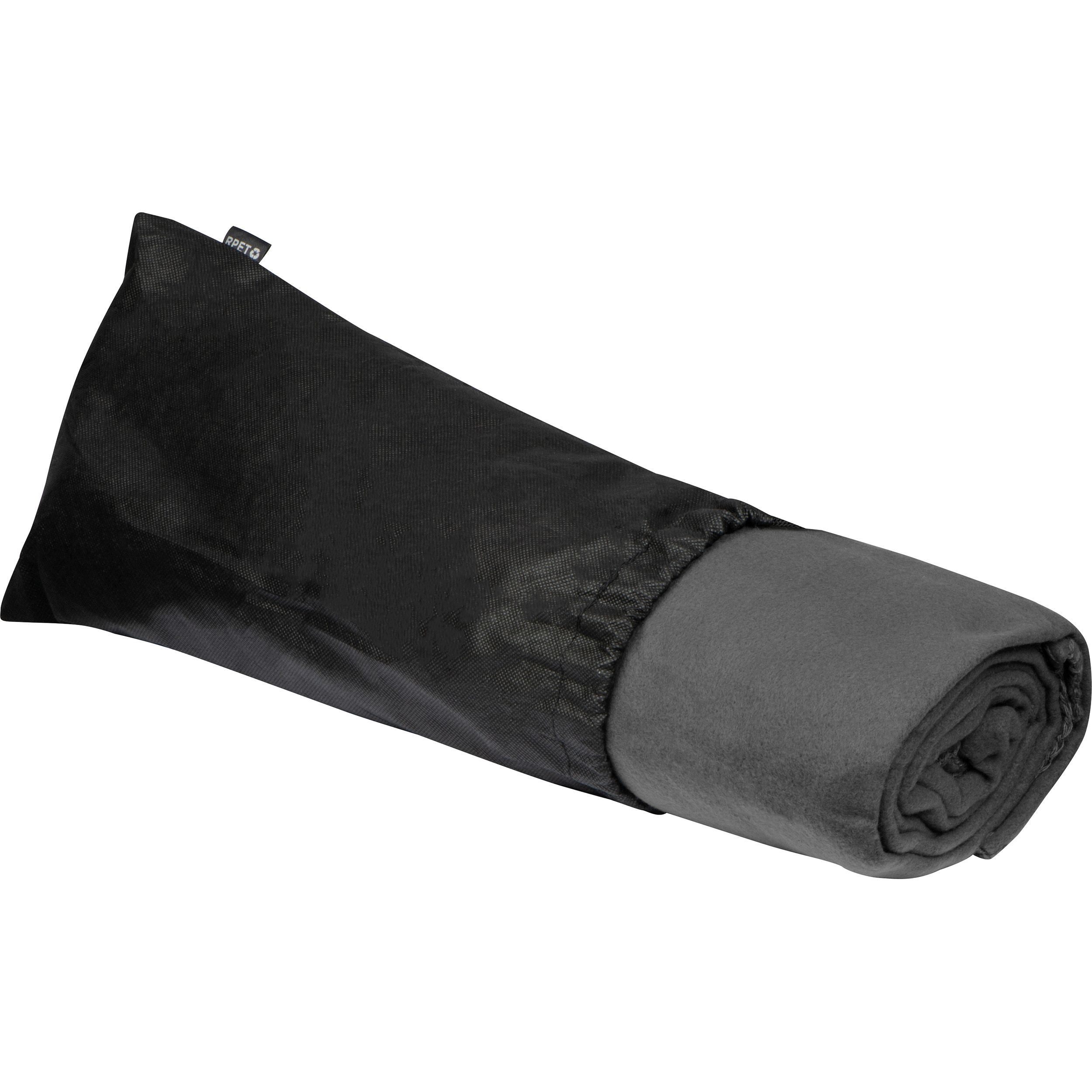 MA62570-77Fleece Decke aus recycelten Kunststoffen _ anthrazit