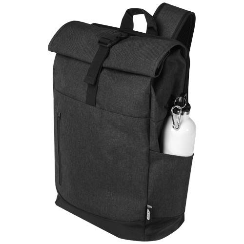 PF120548-3Libra 15_6_ GRS recycelter Rolltop Laptop-Rucksack 12L_ heather charcoal