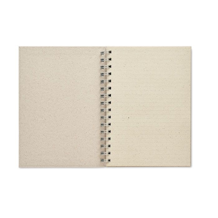 MO6541-13Grass Book DIN A5 Notizbuch Graspapier_ Beige