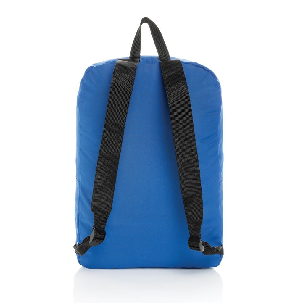 XDP763.19-05Dillon AWARE™ RPET faltbarer klassischer Rucksack_ Koenigsblau