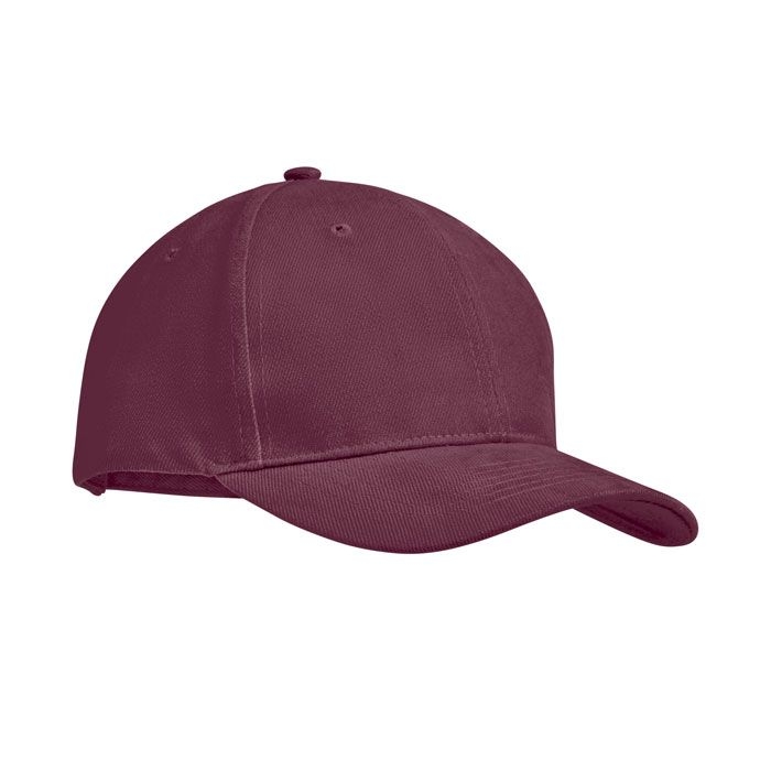 MO9643-02Tekapo Baseball Kappe 6 Panels_ Bordeaux