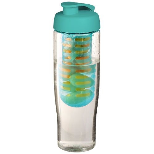 PF210041-5H2O Active® Tempo 700 ml Sportflasche mit Klappdeckel und Infusor_ transparent_aquablau PF210041-5H2O Active® Tempo 700 ml Sportflasche mit Klappdeckel und Infusor_ transparent_aquablau