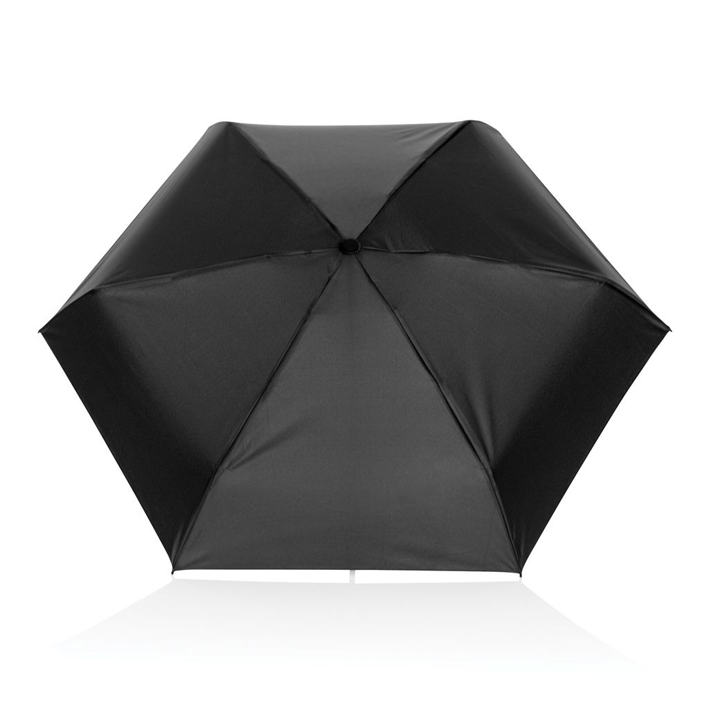 XDP850.74-0119_5“manueller Super-Mini-Schirm aus Aware™ rPET 190T Pongee_ schwarz