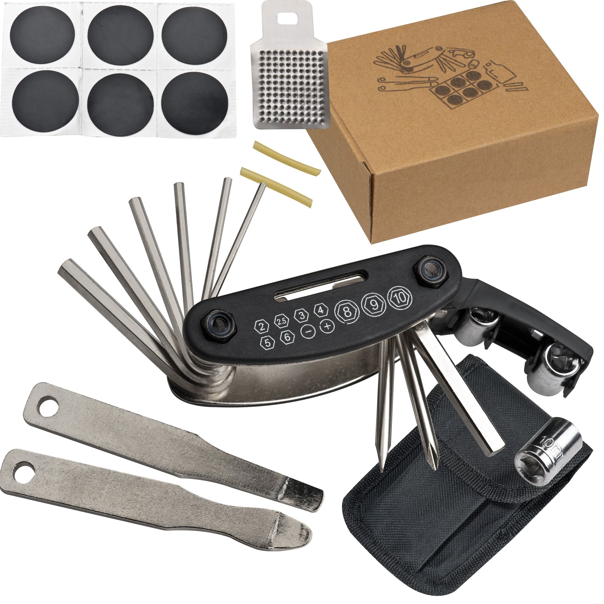 MA88001-0317 teiliges Reparaturset fuer das Fahrrad_ schwarz