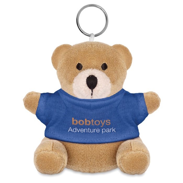 MO8253-04Nil Schluesselanhaenger Teddy_ blau