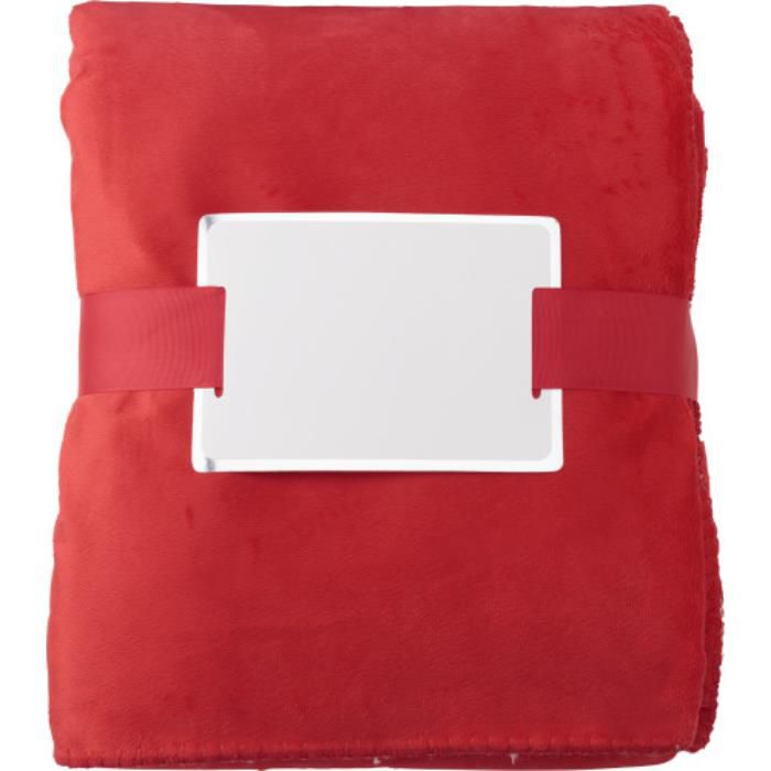 GI4290-08Kuscheldecke aus Polyester Margot_ Rot