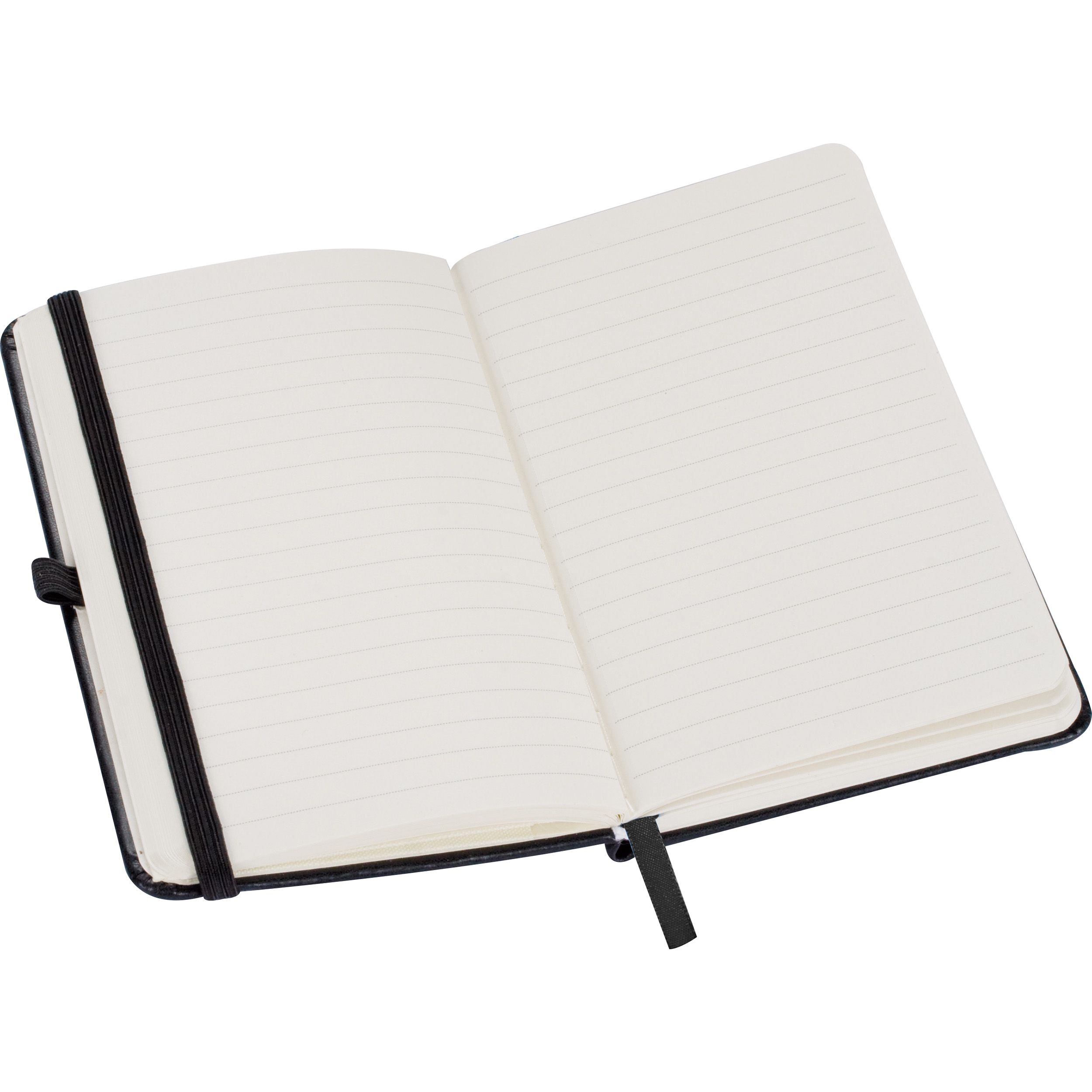 MA20315-03A6 Notizbuch mit Kunstledereinband _ schwarz
