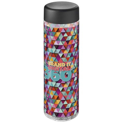 PF210430-1H2O Active® Vibe 850 ml Sportflasche mit Drehdeckel_ transparent_schwarz