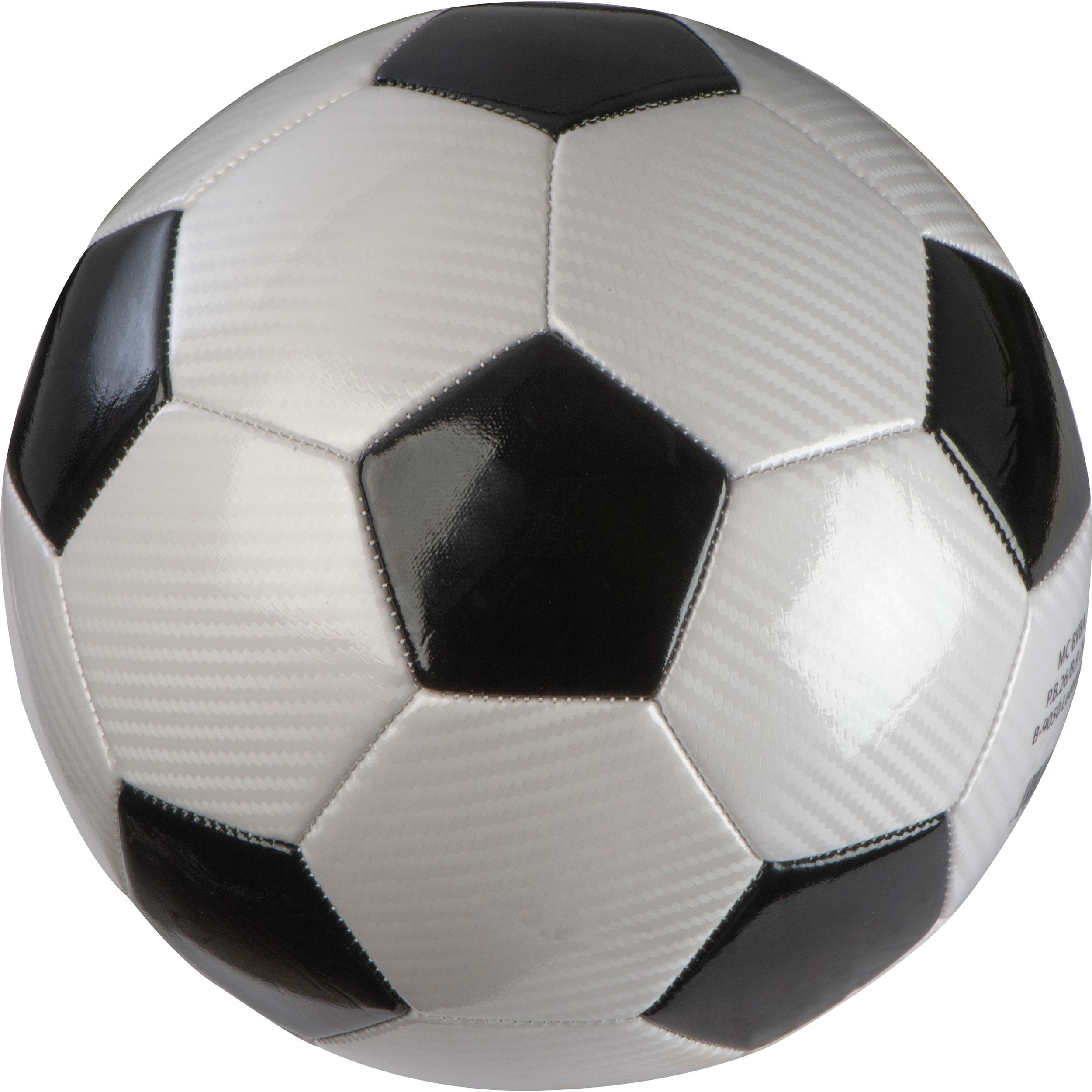 Klassischer Fußball, weiß