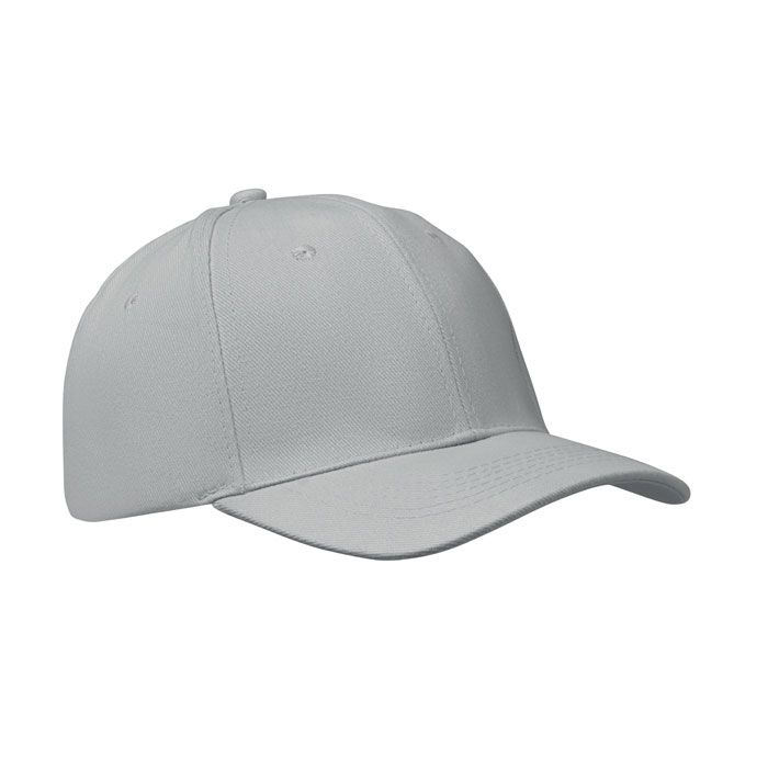 MO1464-07Buffalo Baseball cap 6 panels 260g_m²_ grau
