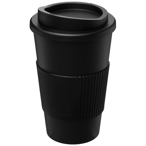 Americano® 350 ml Isolierbecher mit Schutzring, schwarz