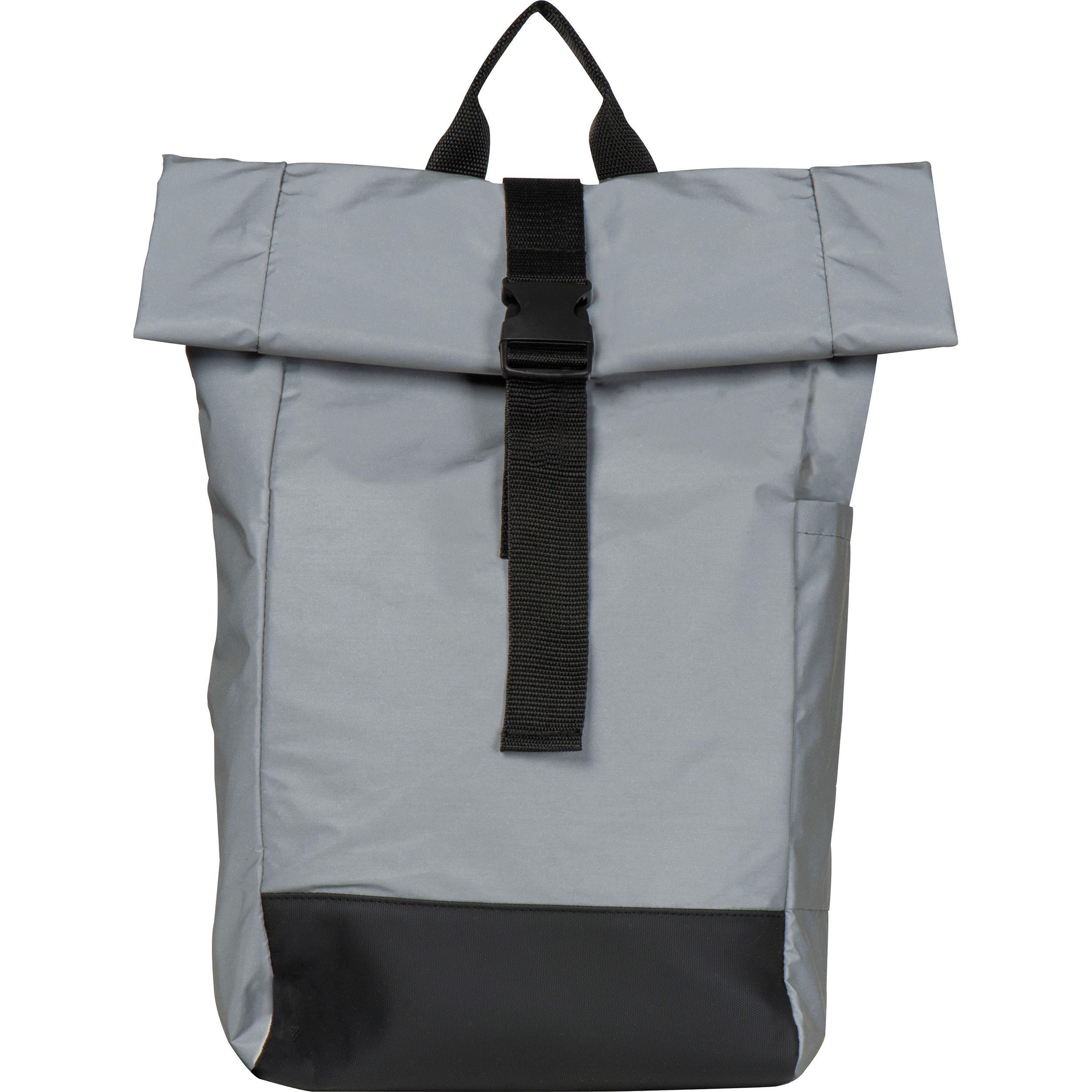 MA64398-07Reflektierender Kurierrucksack ANTONI_ silbergrau