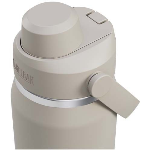 PF100889-2Camelbak® Thrive Chug VSS 740 ml Trinkflasche aus Edelstahl mit Schraubverschluss_ hellgrau