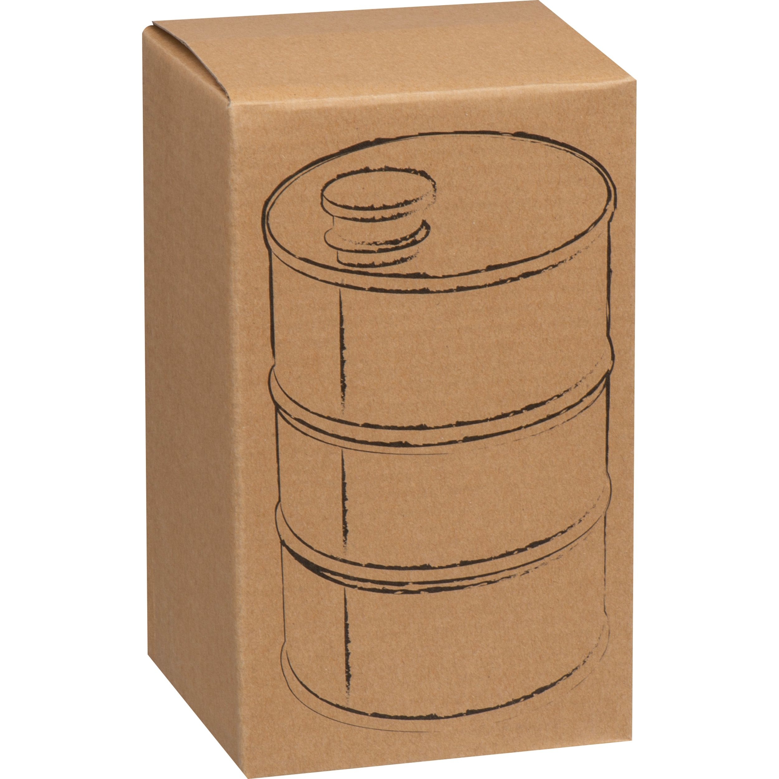 MA60792-03Flachmann Fass aus Edelstahl_ 600ml BLAIR_ schwarz