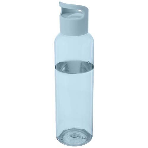 PF100777-12Sky  650 ml Sportflasche aus recyceltem Kunststoff_ wolkenblau