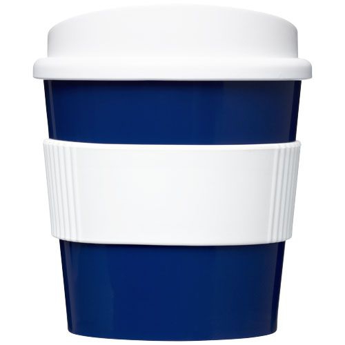 Americano® Primo 250 ml Becher mit Schutzring, blau,weiß