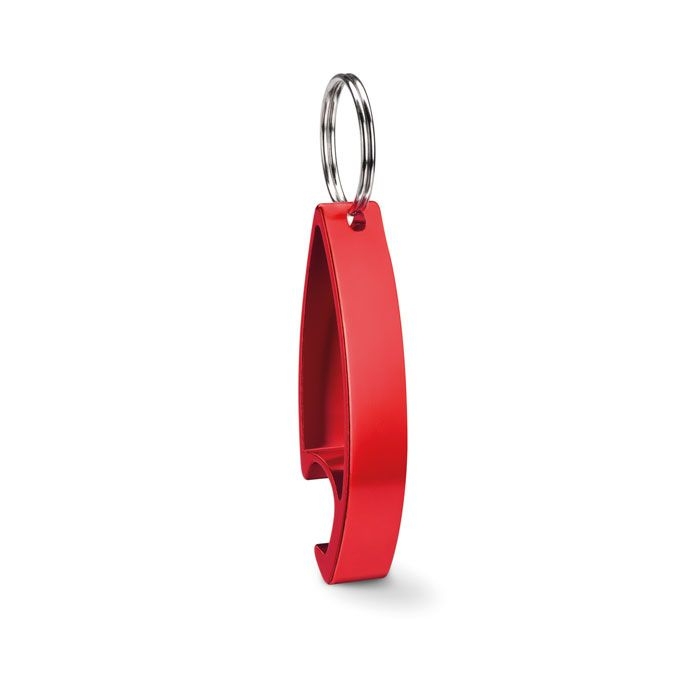 MO8664-05Colour Twices Schluesselring mit Kapselheber_ rot