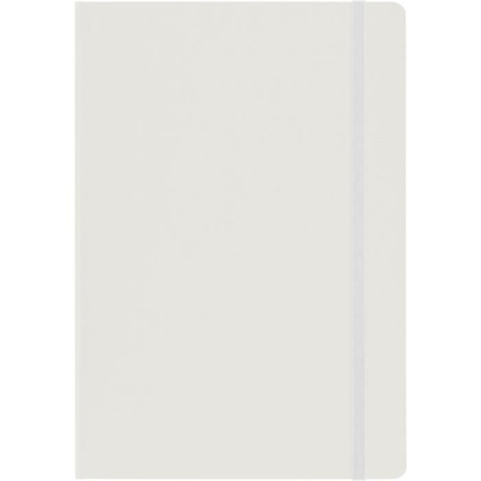 GI7913-02Notizbuch aus Karton _ca. DIN A5 Format_ Chanelle_ Weiss GI7913-02Notizbuch aus Karton _ca. DIN A5 Format_ Chanelle_ Weiss