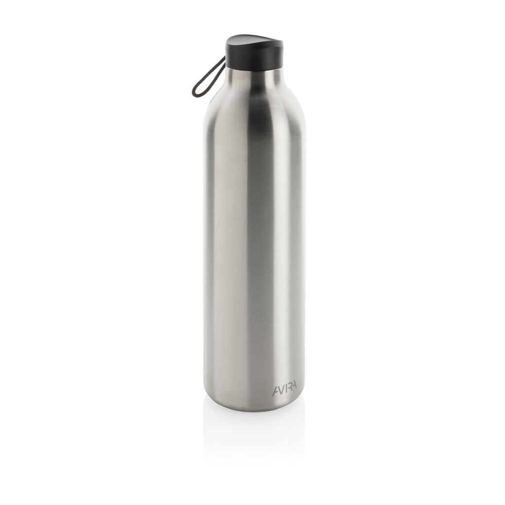 XDP438.01-2Avira Avior RCS recycelte Stainless-Steel Flasche 1L_ silber