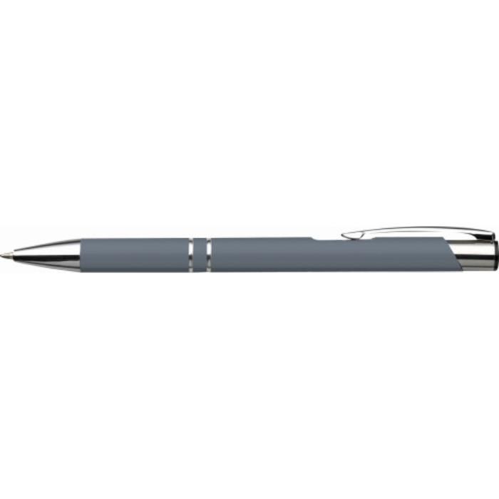 Kugelschreiber aus Aluminium Albacete, Grau