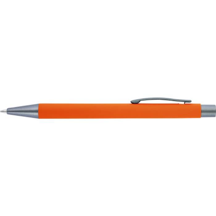 GI8298-07Kugelschreiber mit Softtouch-Oberflaeche und Glanzgravur Emmett_ Orange GI8298-07Kugelschreiber mit Softtouch-Oberflaeche und Glanzgravur Emmett_ Orange