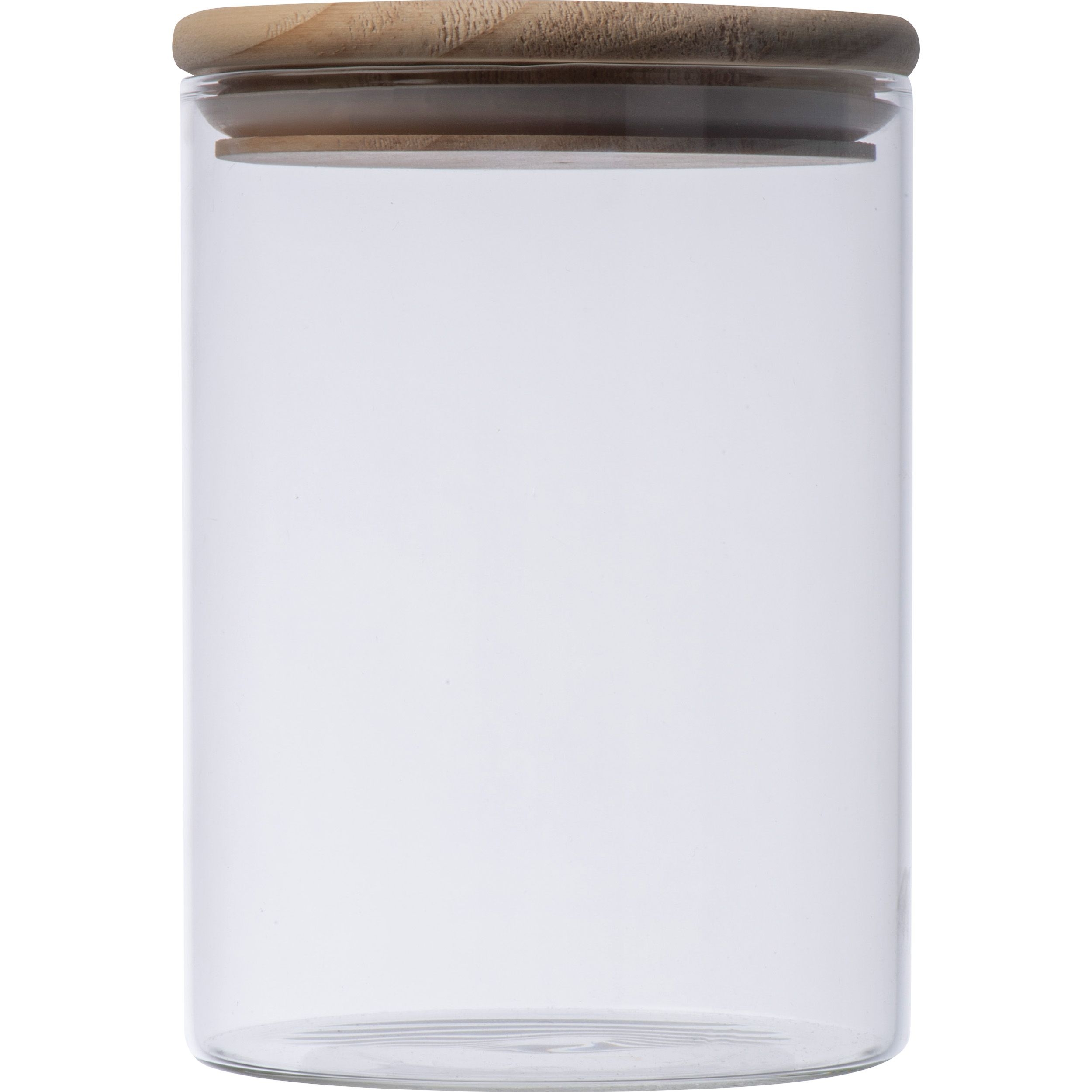 MA82615-66Dose aus Borosilikatglas mit Bambusdeckel_ 700ml_ transparent