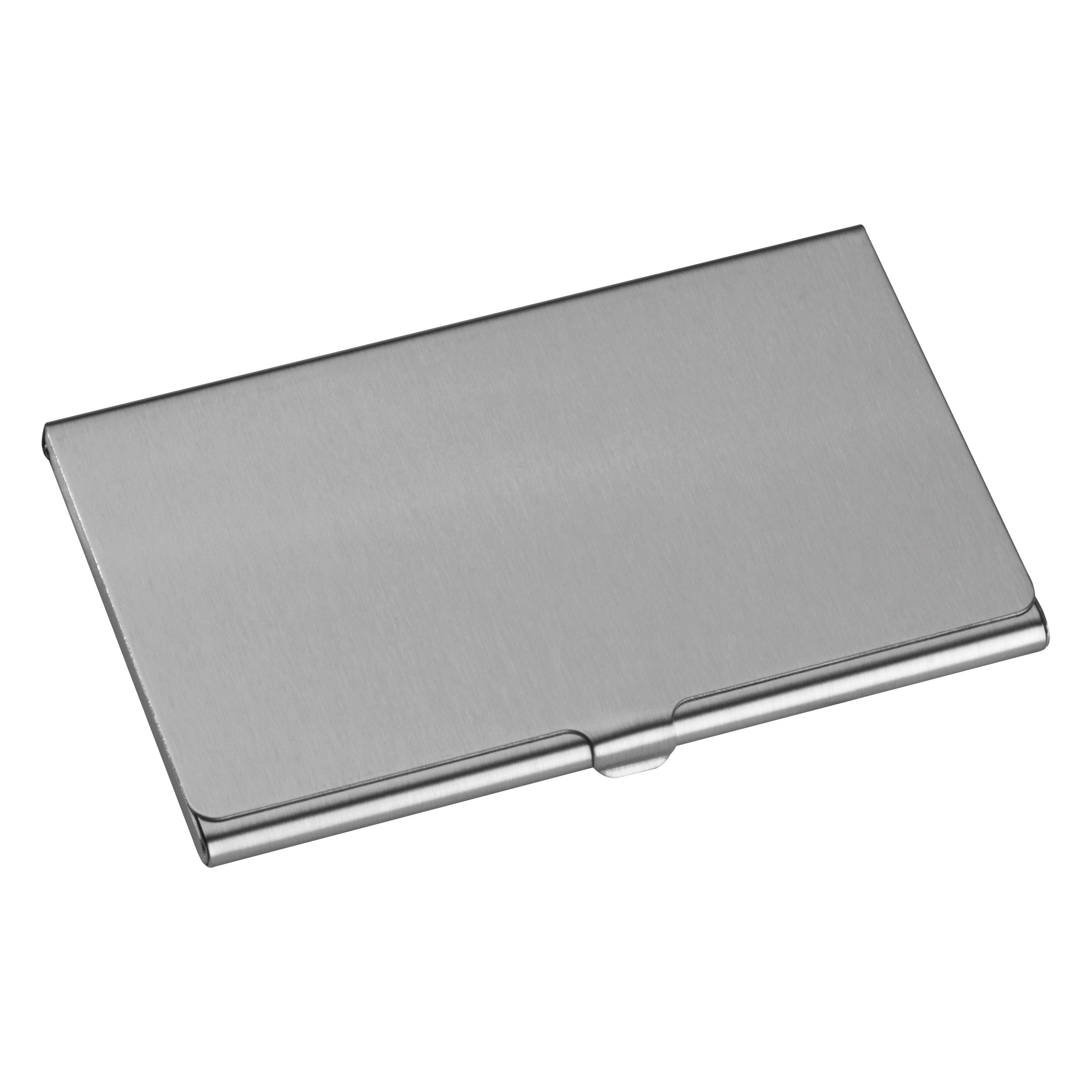 MA22206-07Visitenkartenetui aus Metall_ silbergrau