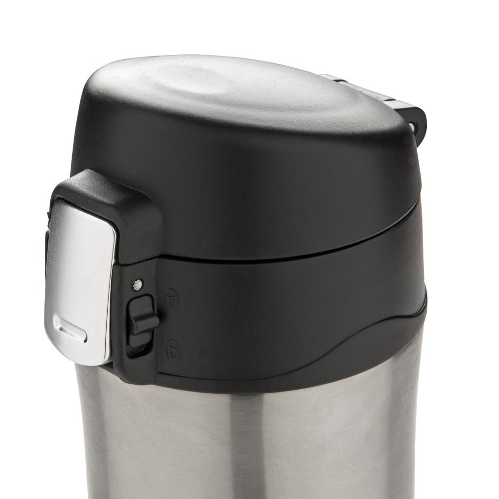 XDP435.06-2Easy-Lock Vakuum-Becher aus RCS recyceltem Stainless-Steel_ silber