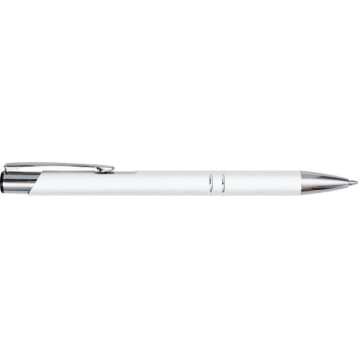 GI8476-02Kugelschreiber aus Metall Yvette_ Weiss