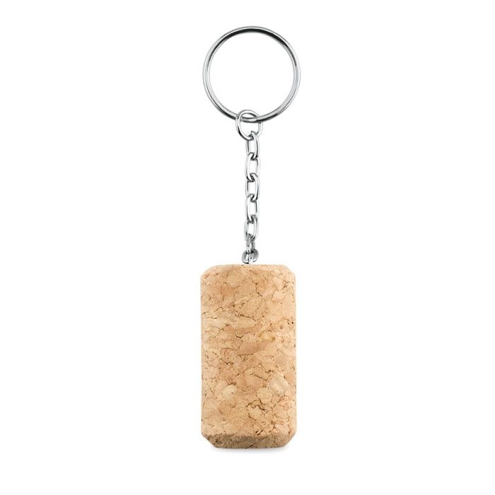 MO9343-13Tapon Schluesselring mit Weinkorken_ Beige
