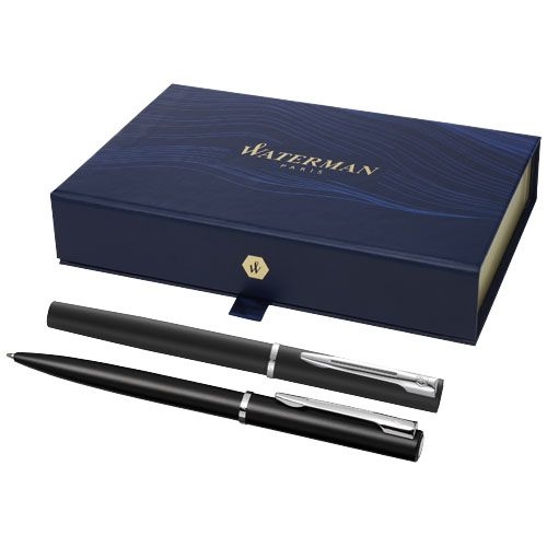 PF107824-1Waterman Allure Tintenroller und Kugelschreiber - Set _schwarze Mine_ schwarz