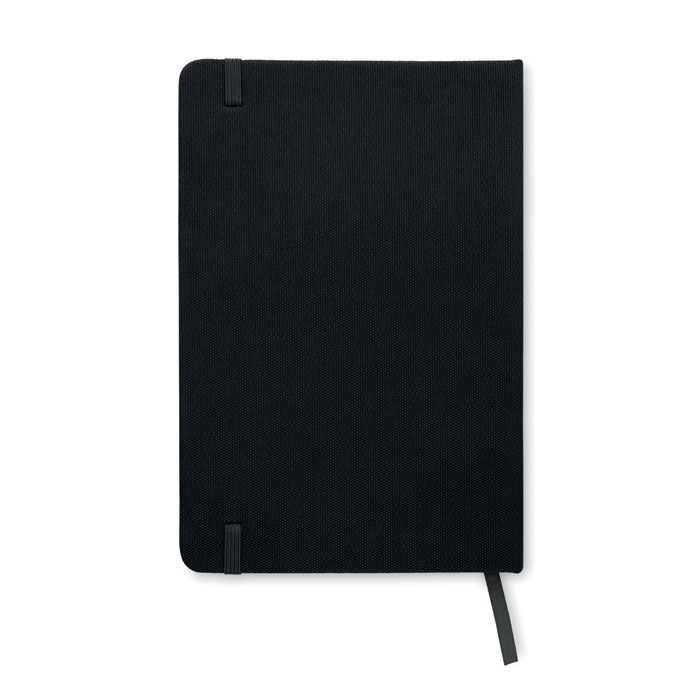 MO9966-03Note Rpet DIN A5 Notizbuch 600D RPET_ Schwarz