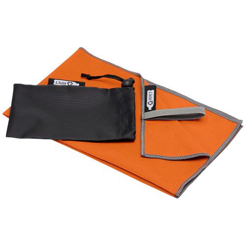 Pieter ultraleichtes und schnell trocknendes GRS Handtuch 30 × 50 cm, orange