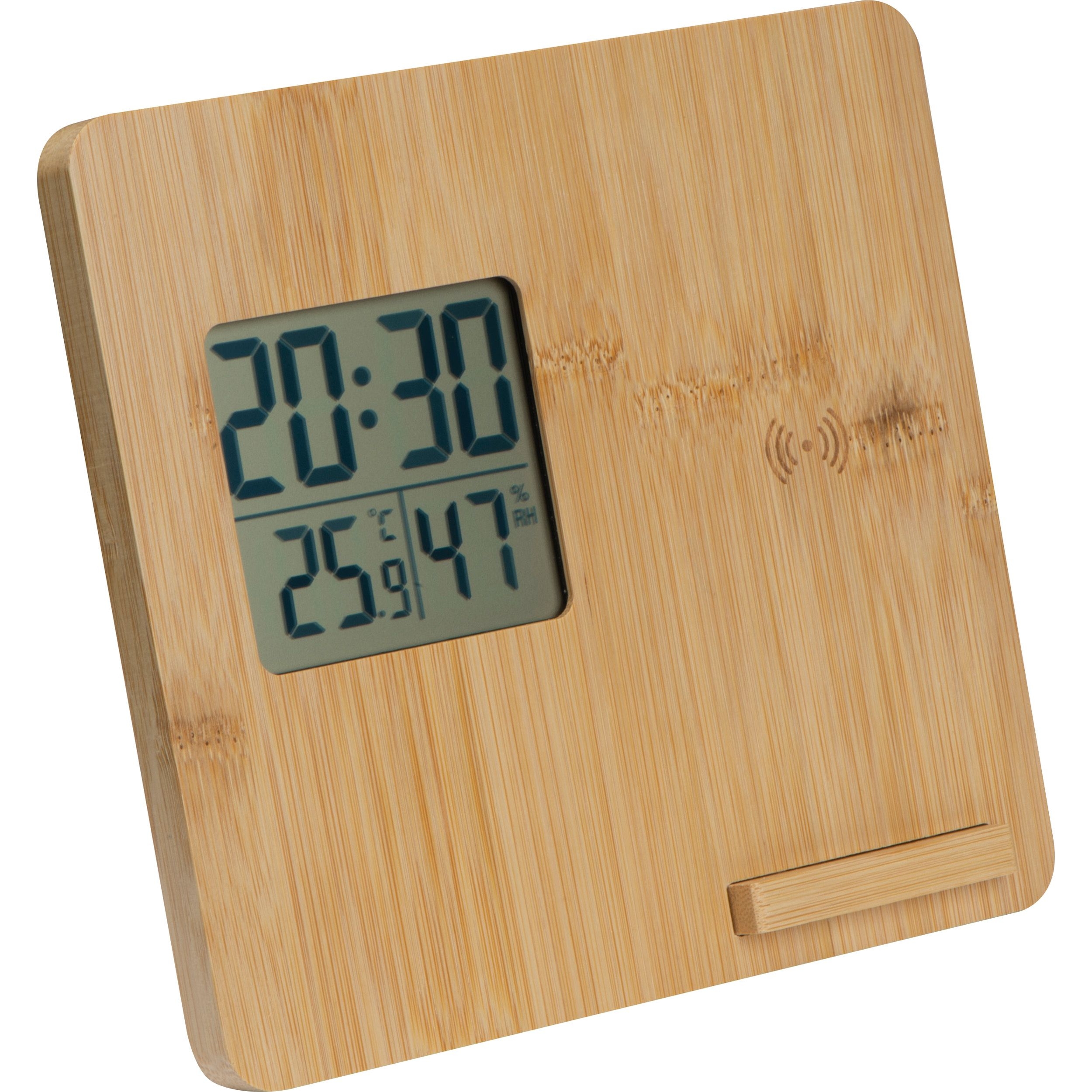 MA33194-13Wetterstation aus Bambus_ beige