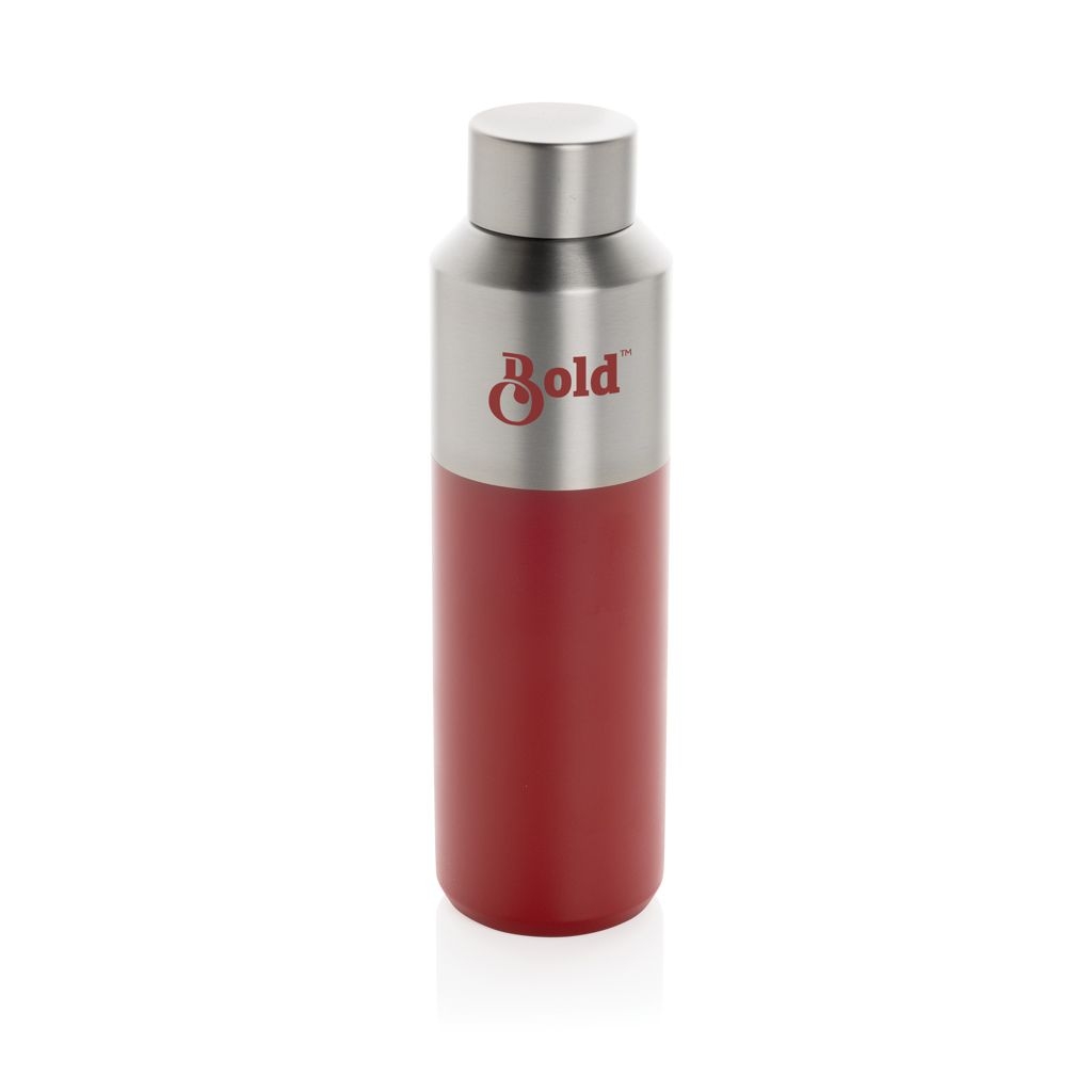 XDP437.07-24Fluid Flasche aus RCS-zertifiziert recyceltem Stahl_ 600ml_ rot