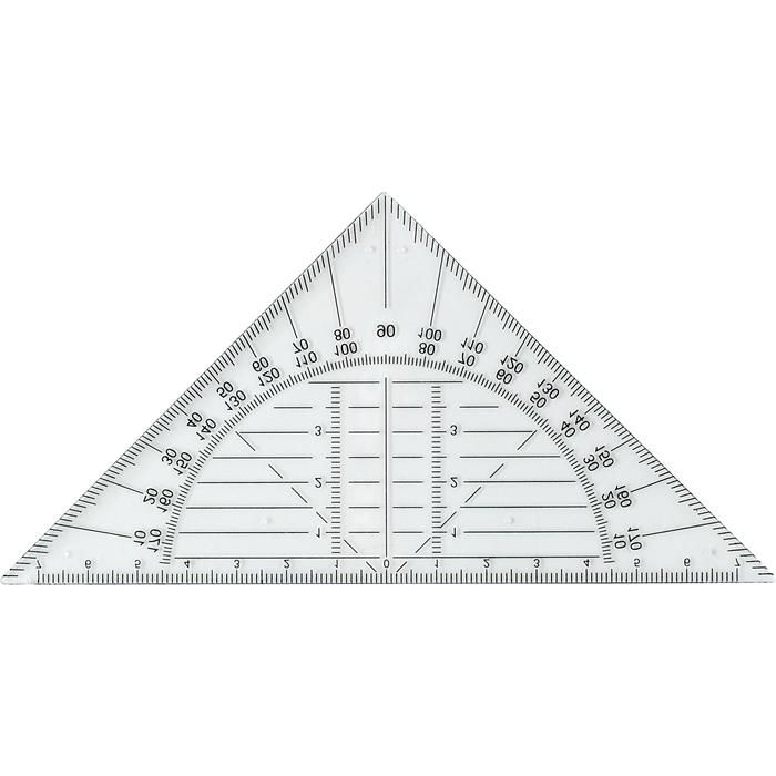 GI2413-21Geodreieck aus Kunststoff Jaden_ neutral