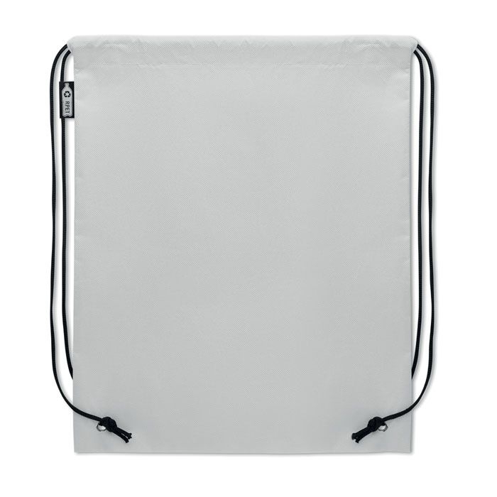 MO2809-06Daffy Rpet Beutel mit Kordelzug Non Woven_ weiss