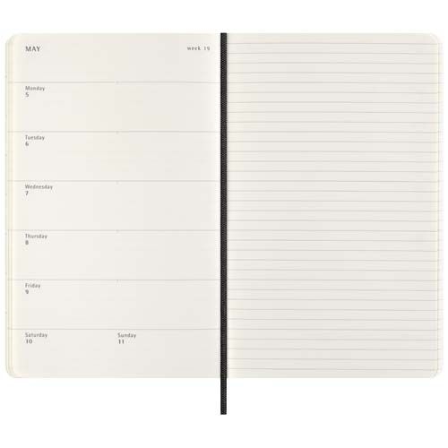 PF107951-1Moleskine 100 % VEGEA®. Boa Softcover 12 Monate Wochenkalender L_ schwarz