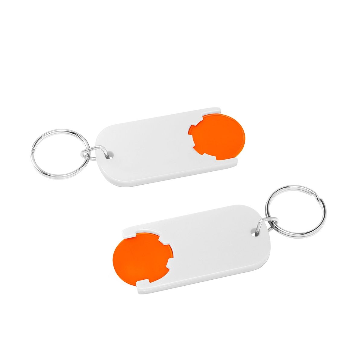 HE7439R-5-0Chiphalter mit 1€-Chip _Alpha_ orange_ weiss HE7439R-5-0Chiphalter mit 1€-Chip _Alpha_ orange_ weiss