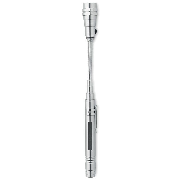 MO8621-14Strech-Torch Teleskop Taschenlampe_ Silber