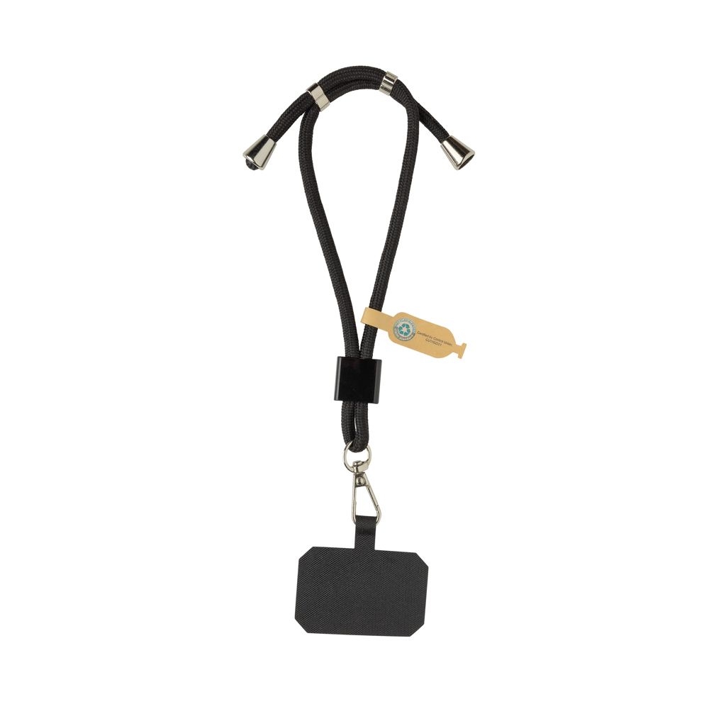 XDP302.84CarryLoop verstellbares Handy-Handgelenksband aus RCS rPET