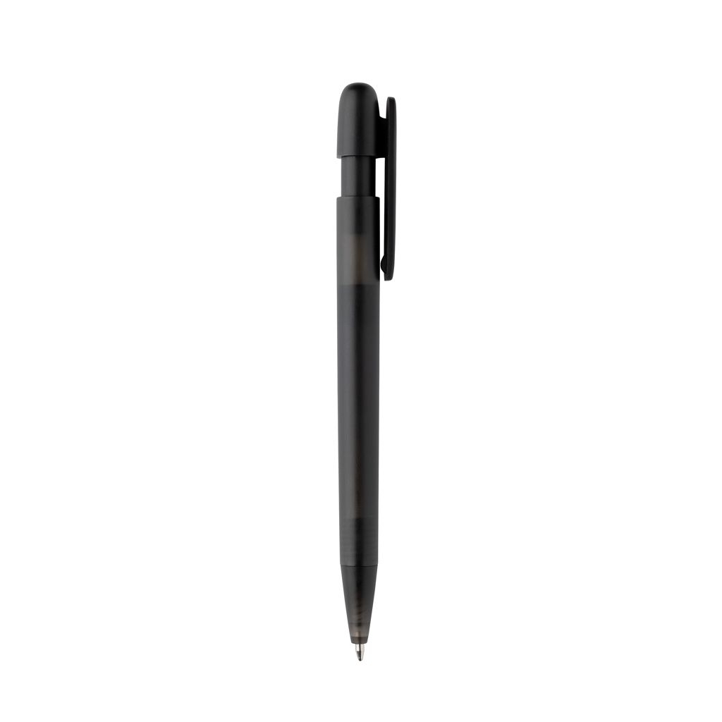 XDP611.26-01Devin transparenter Stift aus GRS zertifiziertem rABS_ schwarz