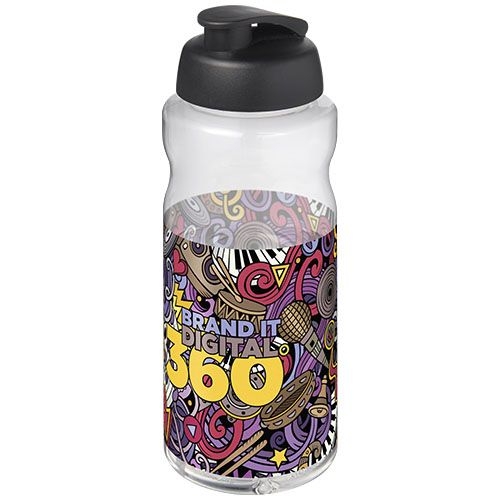 PF210175-8H2O Active® Big Base 1L Sportflasche mit Klappdeckel _ schwarz