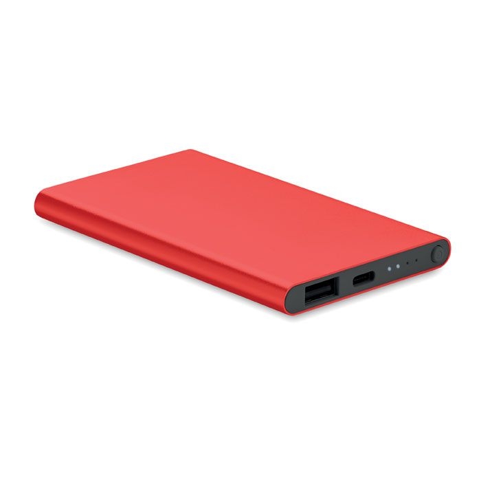 MO6825-05Powerflat C Powerbank 4000 mAh_ Rot