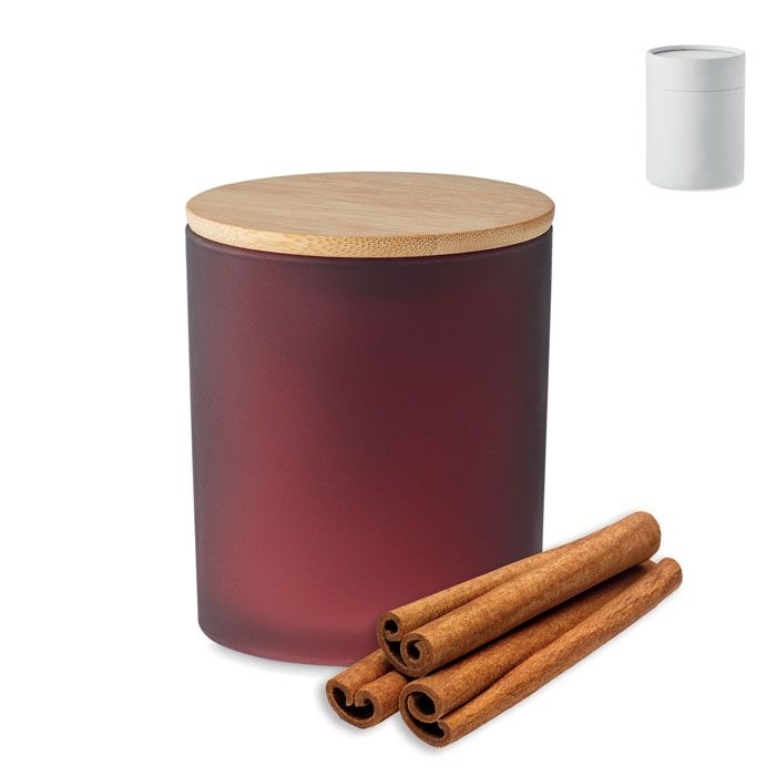 MO6613-02Keops Medium Kerze im Glas 200 g_ Bordeaux