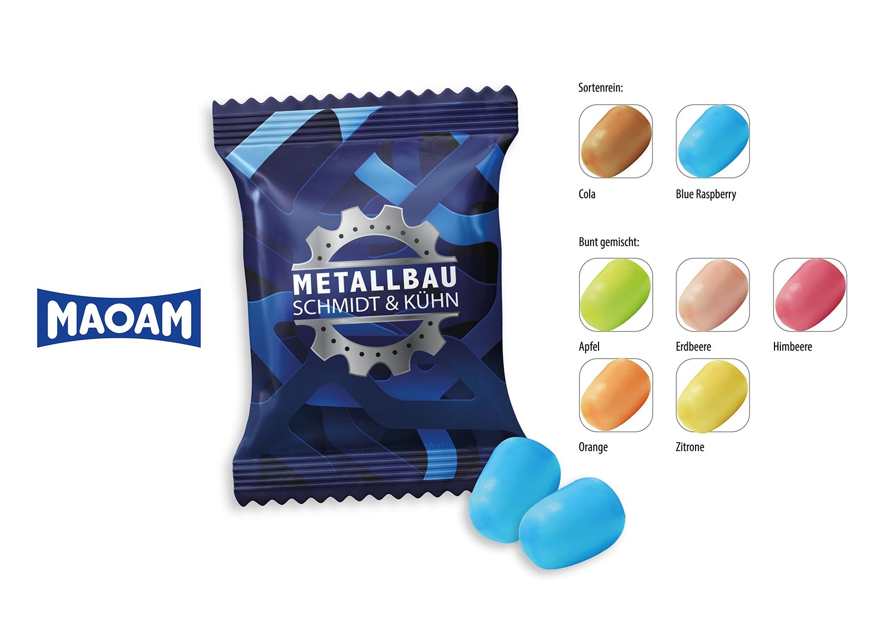 SW0355-7MAOAM Kracher Werbetuete_MAOAM Fruchtkracher_ Folie transparent