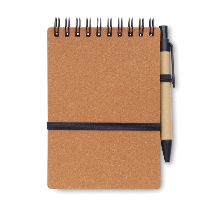 MO2481-01Notie Recyceltes Notizbuch-Set_ braun